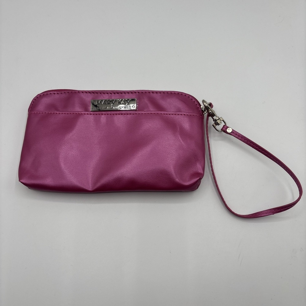 Mary Kay Cosmetic Make-Up Zip Up Travel Bag Case Pink